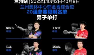 2023年7月份乒乓赛事有哪些 澳门乒乓球wtt赛程2023